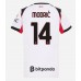 AC Milan Luka Modric #14 Bortedrakt Dame 2025-26 Korte ermer